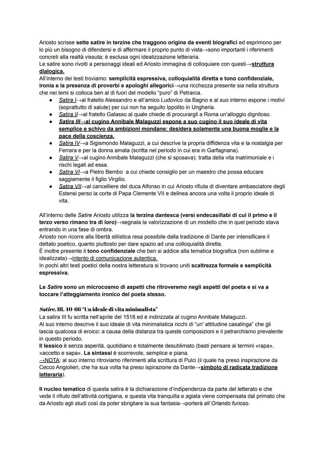 Introduzione
Ariosto, insieme a Machiavelli, è uno dei principali scrittori rappresentativi del Rinascimento
italiano: un'incarnazione più g