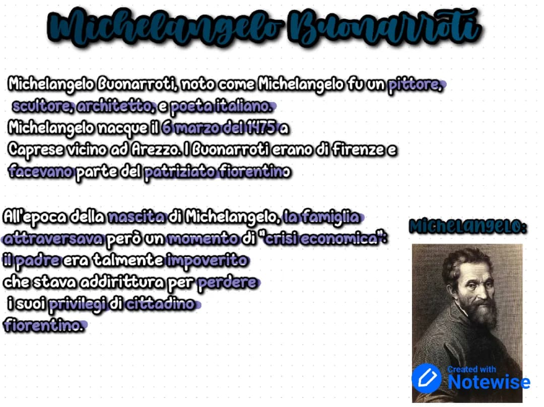 Michelangelo Buonarroti 