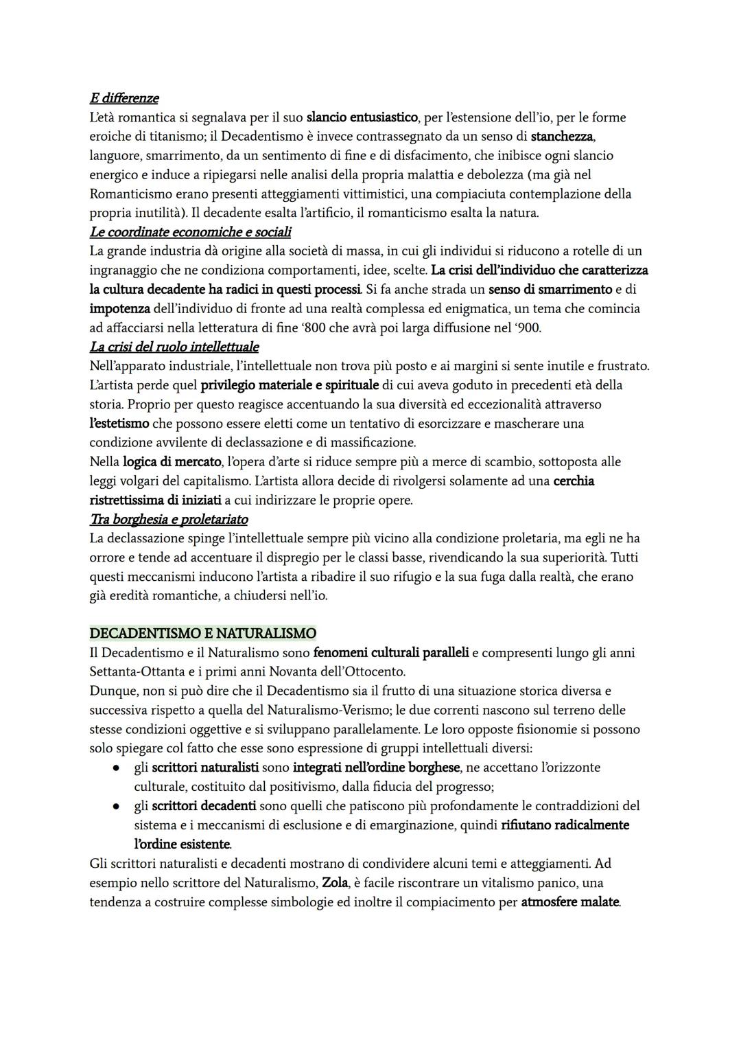 # DECADENTISMO

L'origine del termine "decadentismo"

Il 26 maggio 1883 Paul Verlaine pubblicava un sonetto dal titolo Langueur ("Languore")