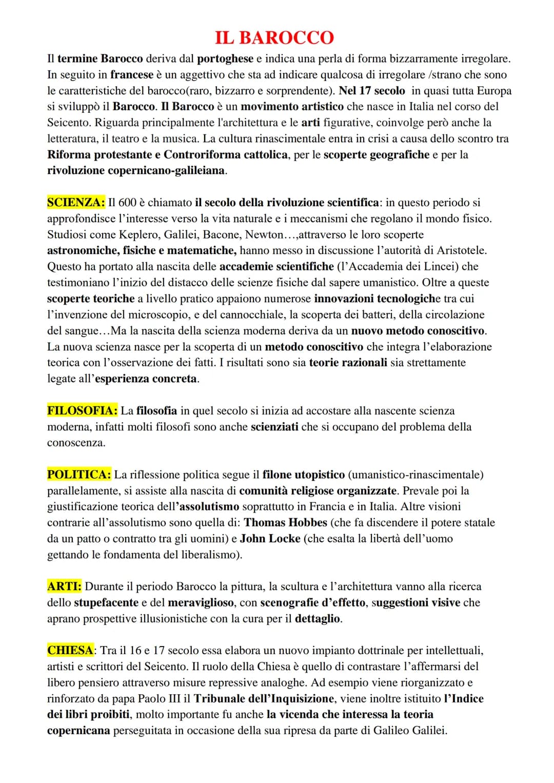 IL BAROCCO
Il termine Barocco deriva dal portoghese e indica una perla di forma bizzarramente irregolare.
In seguito in francese è un aggett