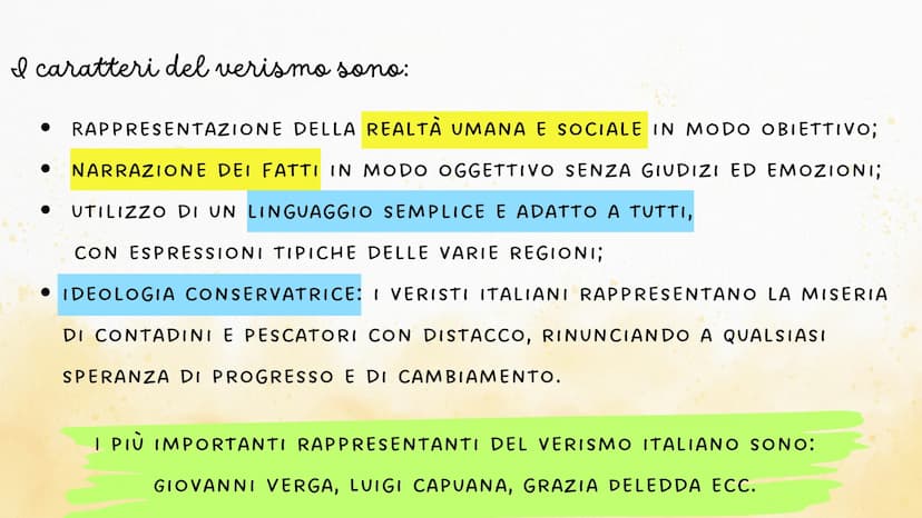 Il Verismo
IL VERISMO È MOVIMENTO LETTERARIO CHE SI DIFFONDE IN ITALIA
NEL 1870, SULLA SCIA DI UN MOMENTO FRANCESE, IL NATURALISMO.
IL NATUR