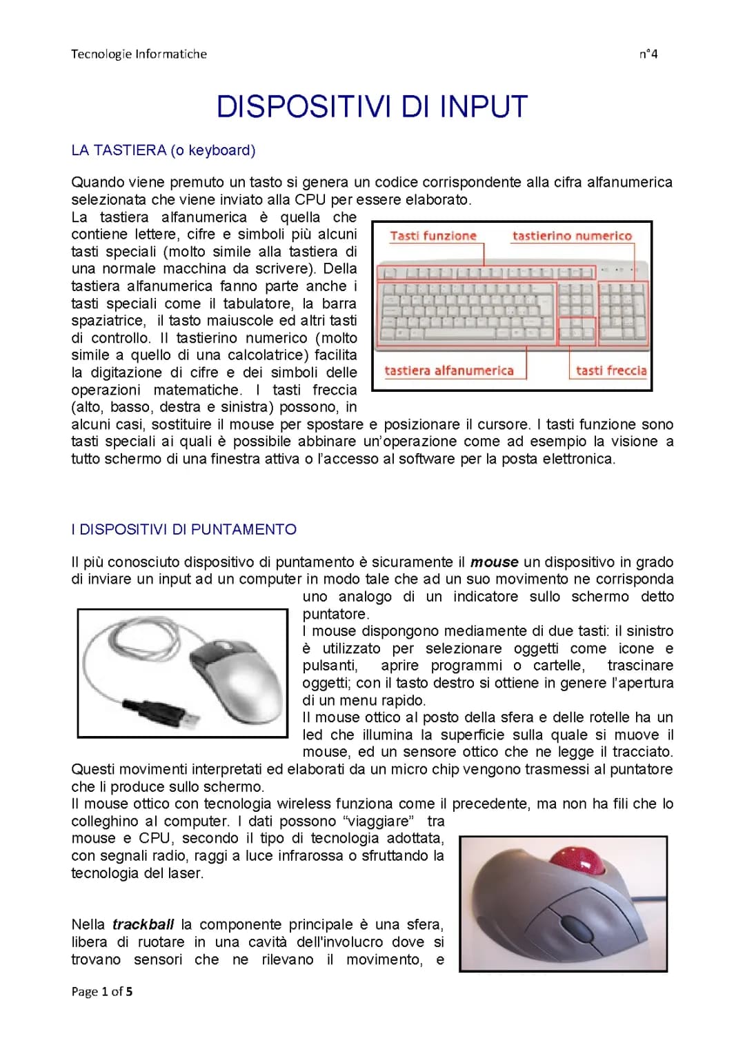 Scopri Tastiera e Mouse del PC: Simboli, Funzioni e Uso