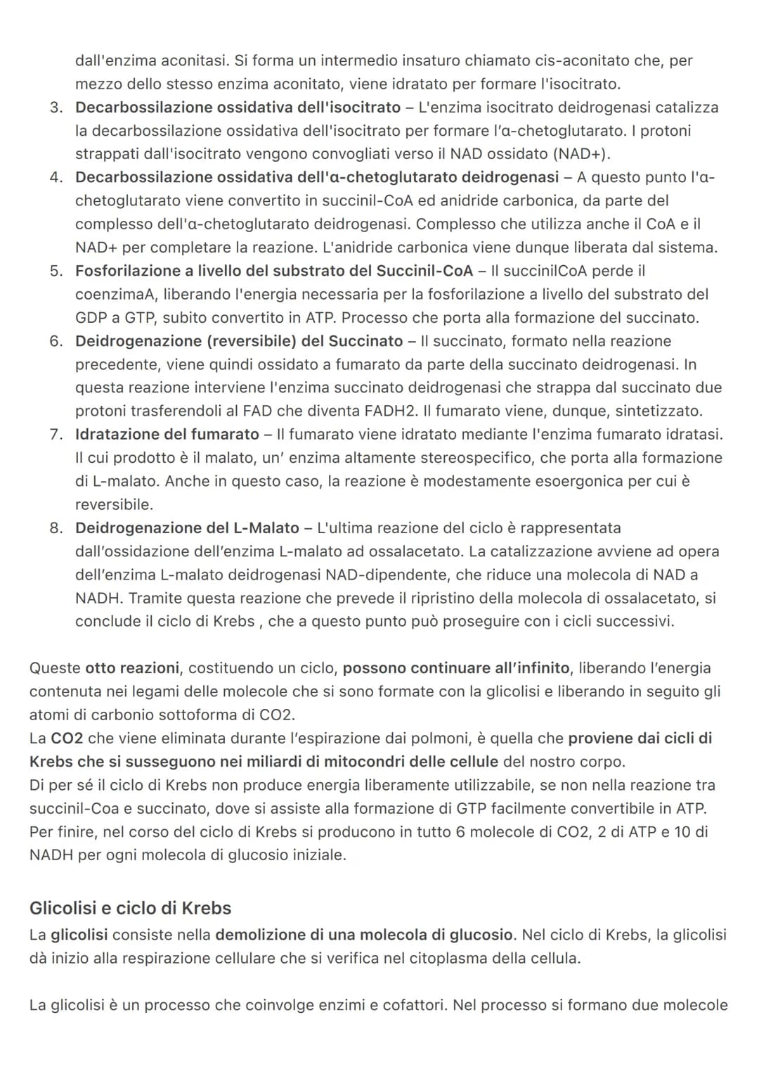 Ricerca: Ciclo di Krebs
Cos'è il ciclo di Krebs
La scoperta del ciclo di Krebs è da attribuirsi al biochimico britannico Hans Adolf Krebs, c