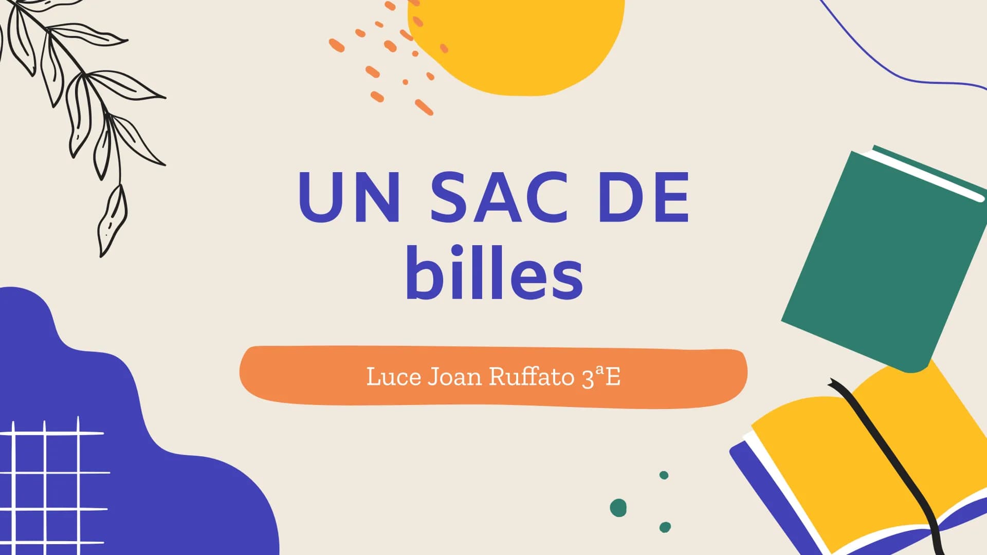 UN SAC DE
billes
Luce Joan Ruffato 3ªE 01
Index
Introduction
Les informations
essentielles sur ce livre
02
04
L'auteur
La vie de l'auteur et