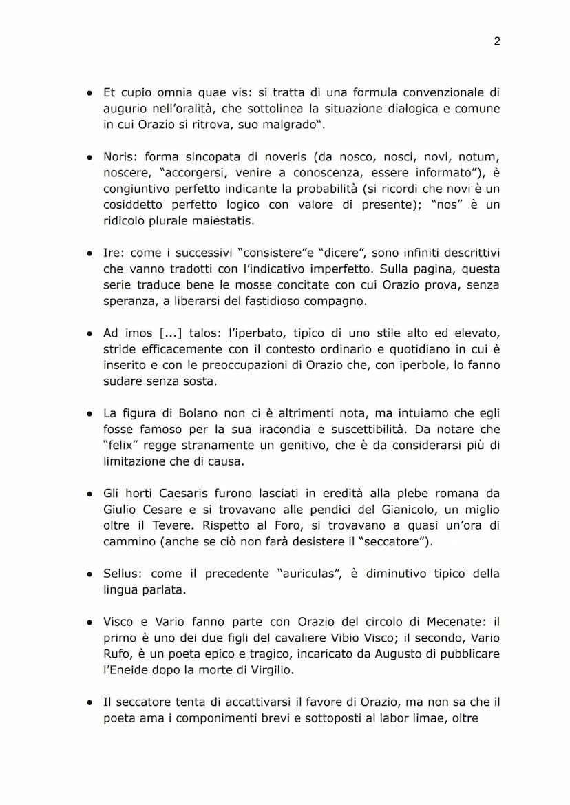 Per le strade di Roma (la satira del seccatore)
1
Traduzione
Mi trovavo a passeggiare per la via Sacra, come è mia abitudine,
pensando a non