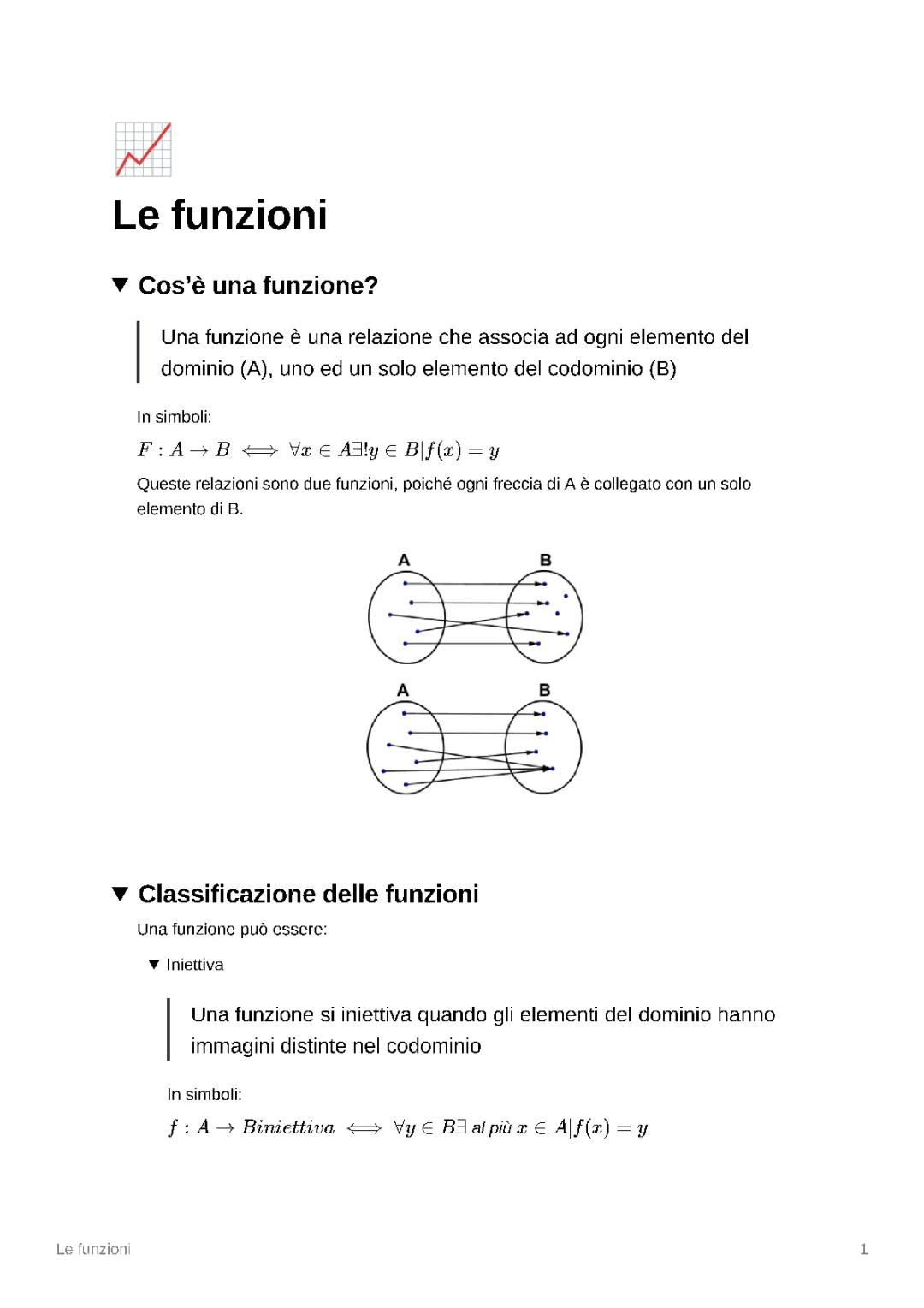 Le funzioni