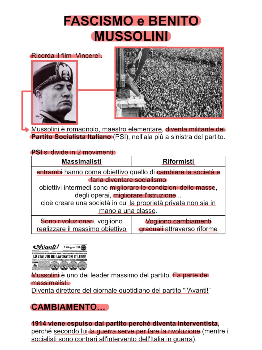 Mussolini e il fascismo 