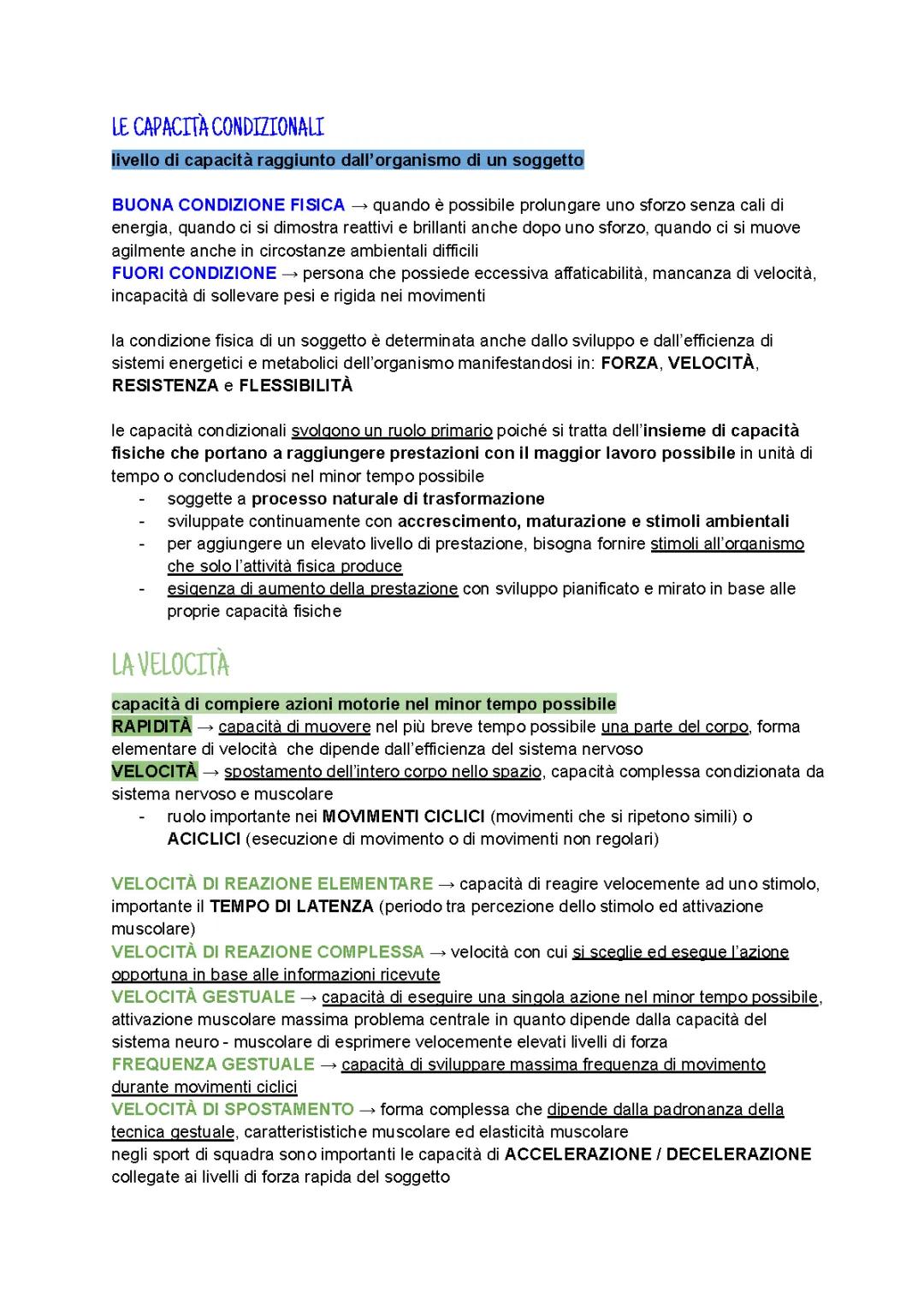 Le Capacità Condizionali: Definizione e Applicazioni