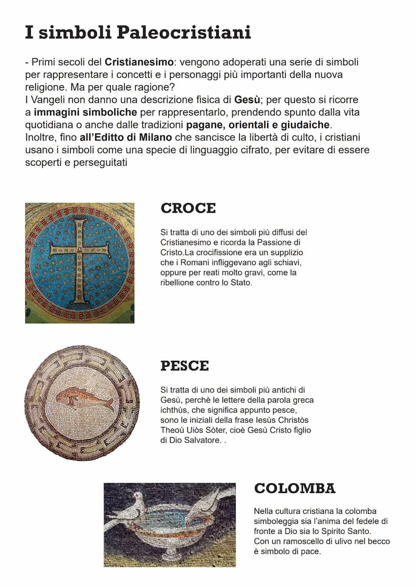 eLucchesi toGrafie
L'Arte Paleocristiana e
Bizantina
ARTE PALEOCRISTIANA: si riferisce alla produzione artistica che fiorì tra il
I e il VI 