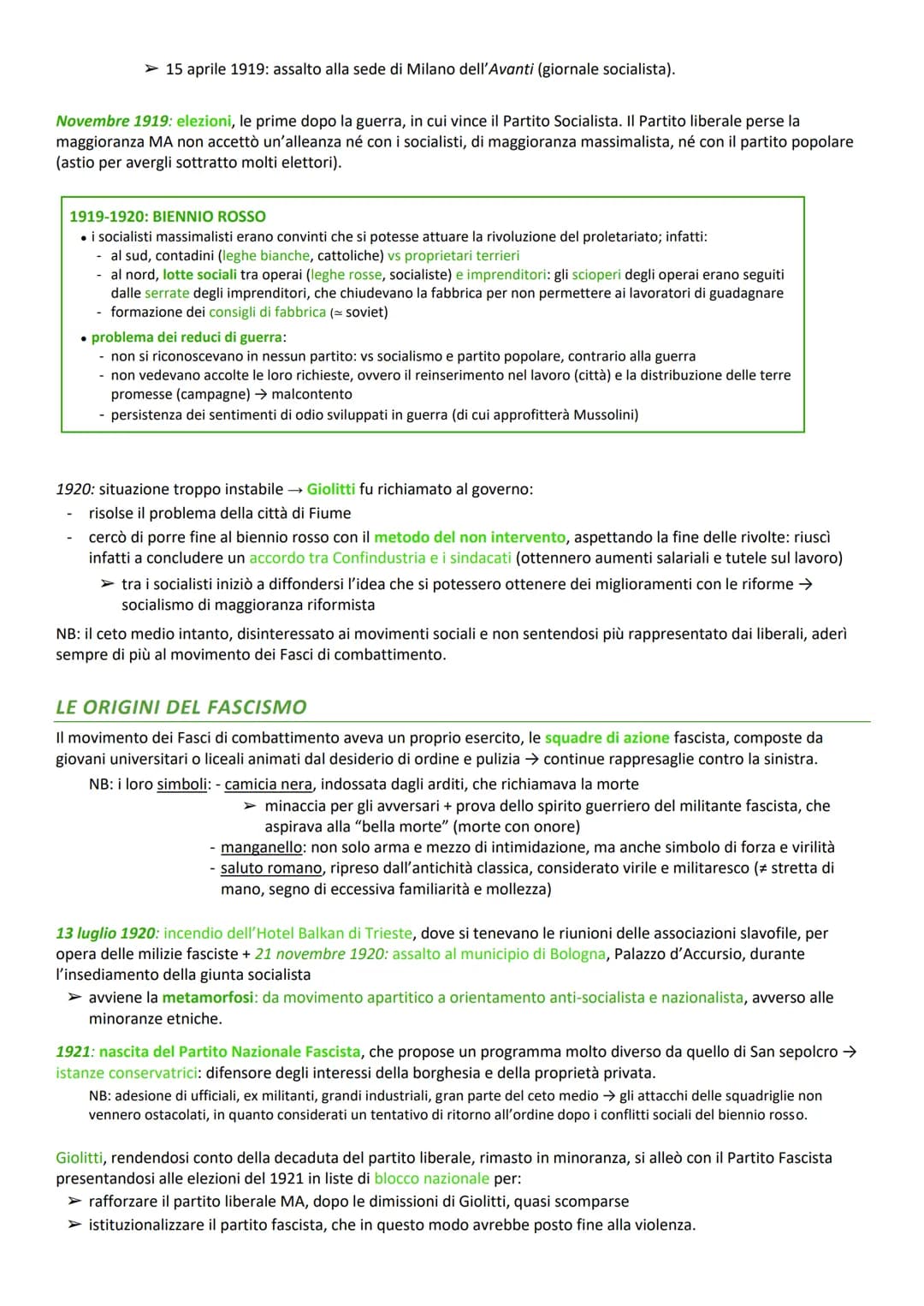 LA PRIMA GUERRA MONDIALE
detta anche "Grande guerra" per la lunghezza e la distruttività
(estate 1914-autunno 1918)
Evento scatentante: assa