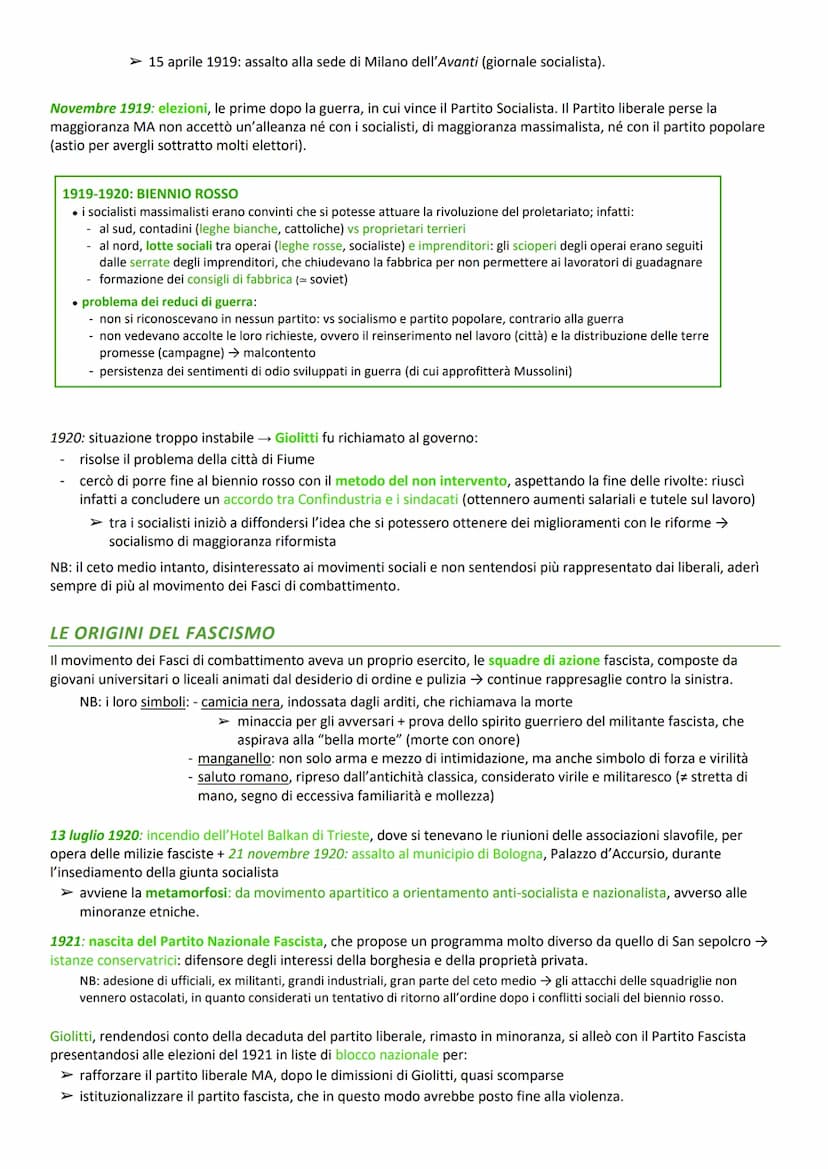 LA PRIMA GUERRA MONDIALE
detta anche "Grande guerra" per la lunghezza e la distruttività
(estate 1914-autunno 1918)
Evento scatentante: assa