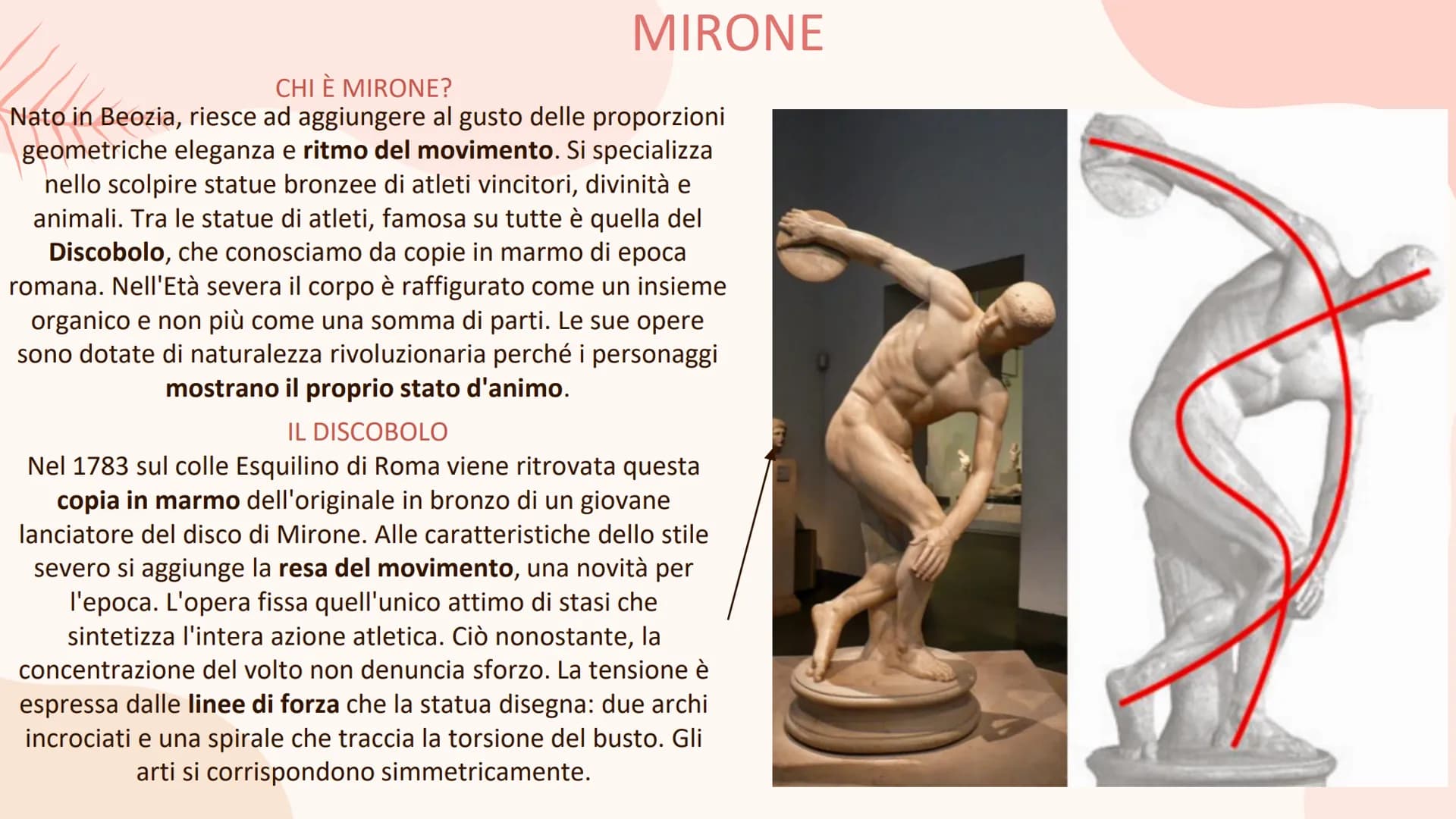 L'ARTE GRECA
ED ELLENISTICA
<< Le più alte forme del bello sono
l'ordine e la simmetria e il
definito>>.
Aristotele, Metafisica Ms
Stile
geo