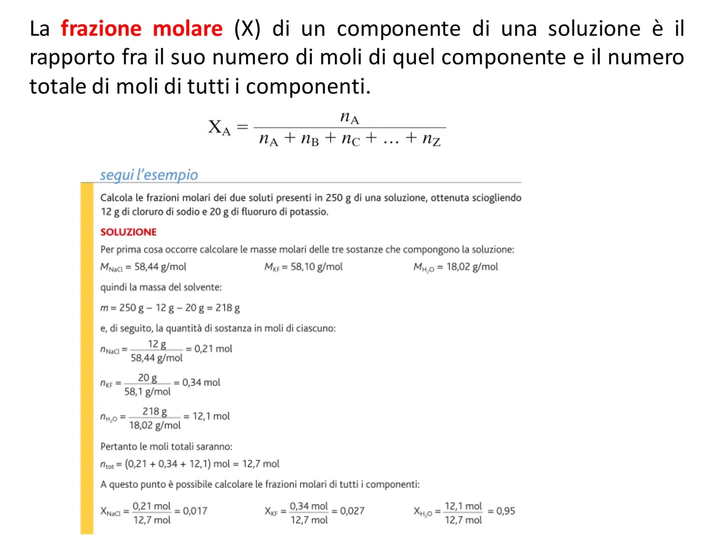 LE SOLUZIONI Le soluzioni sono miscugli omogenei i cui
costituenti conservano le loro proprietà.
• Nelle soluzioni il solvente è il componen