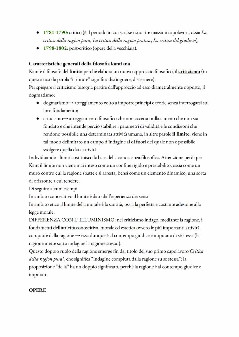 IMMANUEL KANT
Kant e l'illuminismo
Il pensiero di Immanuel Kant, pur essendo estremamente originale, si colloca nel clima
culturale dell'ill