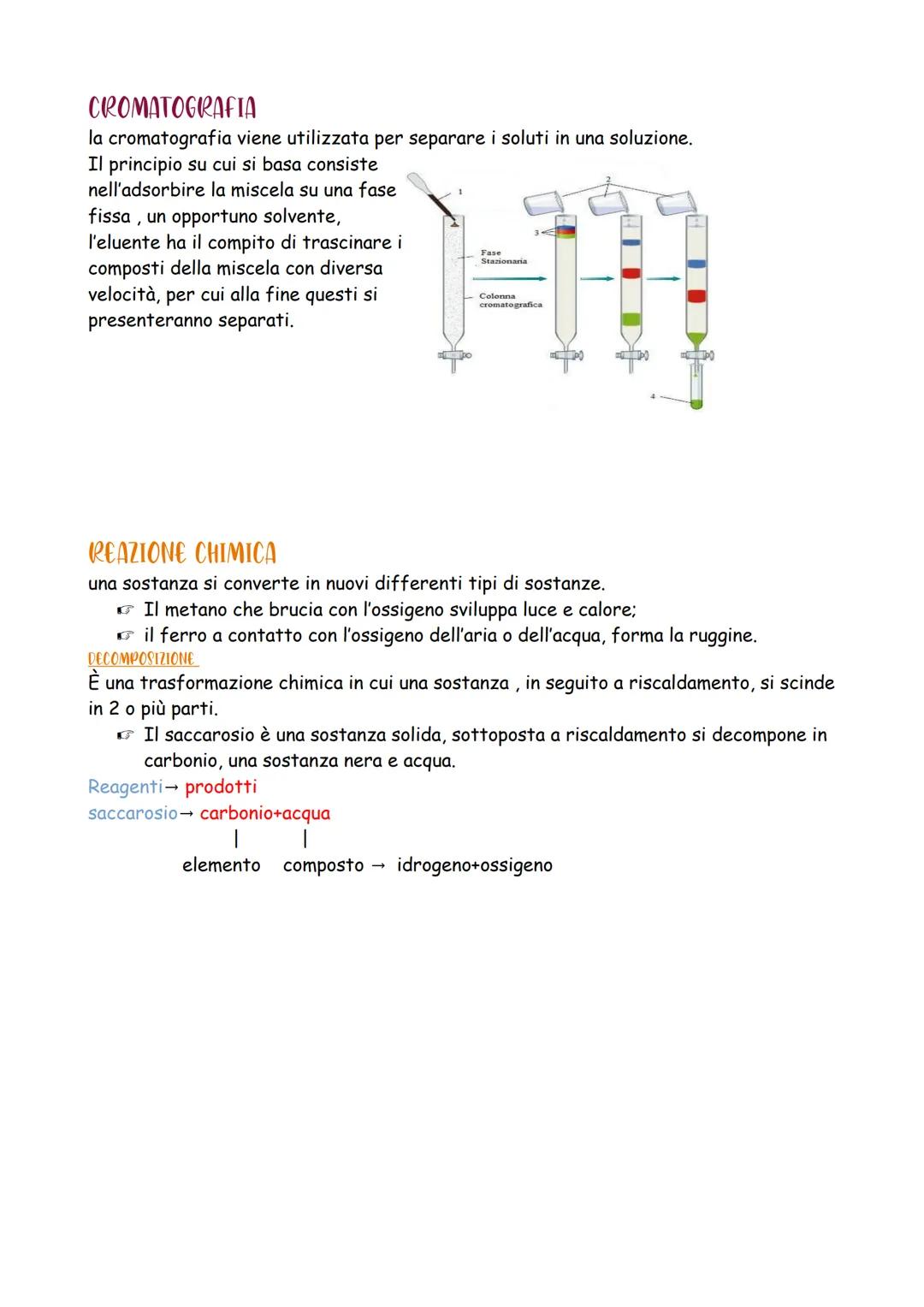 CHIMICA
LE SOSTANZE PURE
Una sostanza pura è materia costituita
da un solo componente, cioè da una sola
specie chimica.
Ogni sostanza pura h