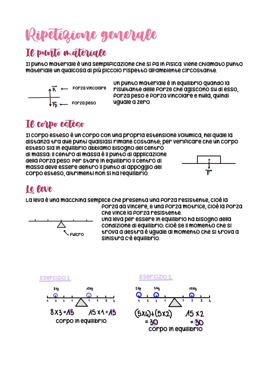
<h2 id="definizionidibase">Definizioni di base</h2>
<p>Il punto materiale è una semplificazione utilizzata in fisica per indicare un oggett