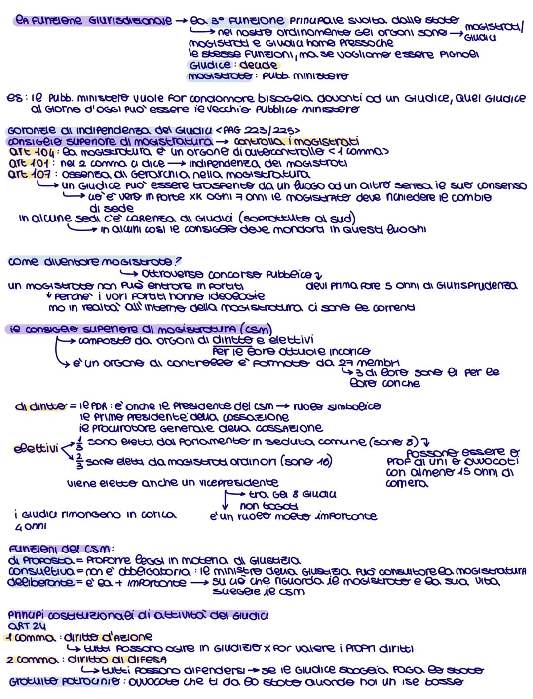 FUNZIONE Giurisdizionale: Opplicore ea norma Giuridica
concetti Generael:
• Grode } dopo questi c'e' la cassozione
Grodesentenza di 2 Grade
