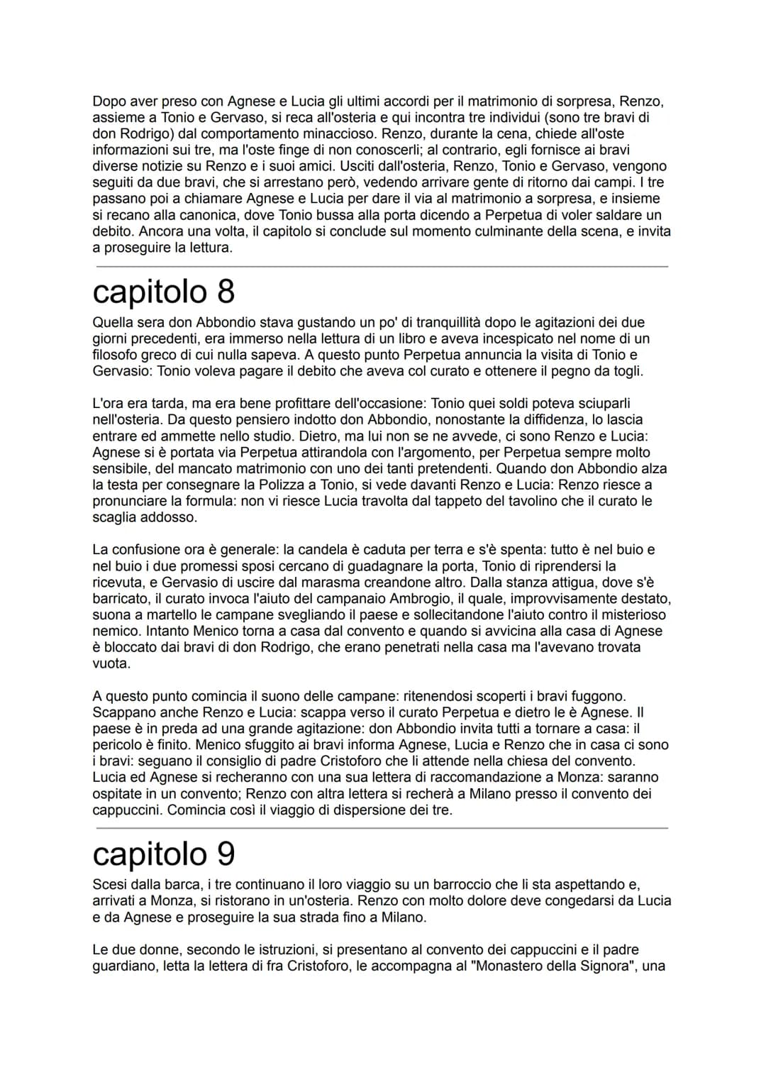capitolo 1
Il racconto della vicenda da cui prende le mosse il romanzo | Promessi Sposi di Alessandro
Manzoni comincia con un'ampia visione 