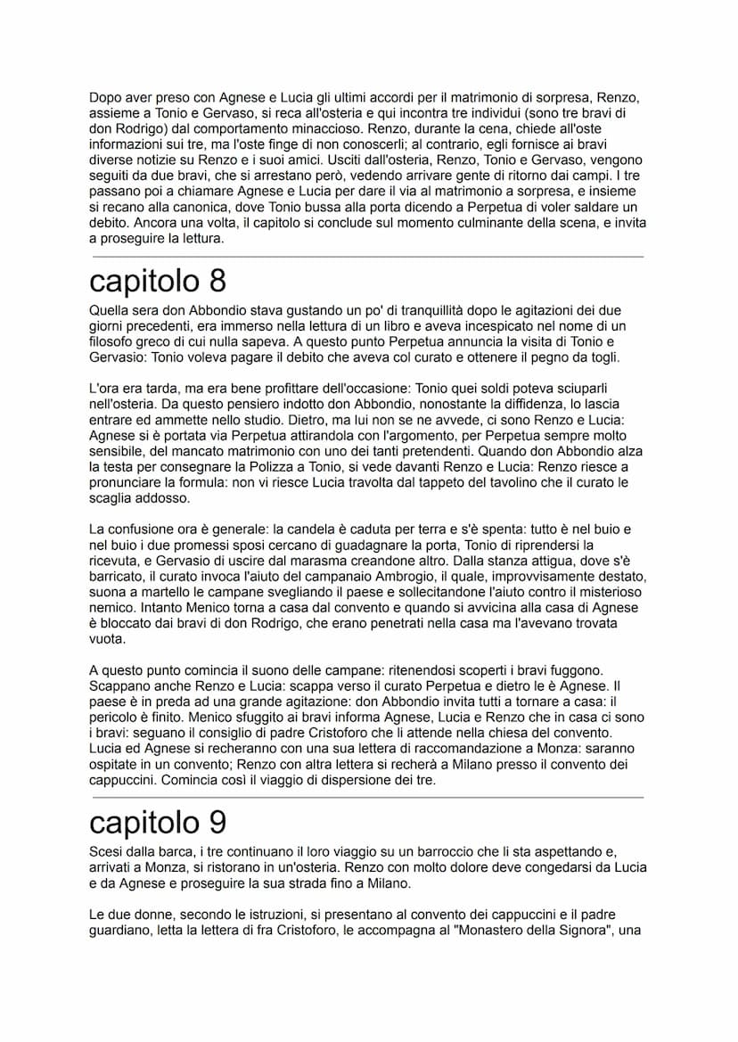 capitolo 1
Il racconto della vicenda da cui prende le mosse il romanzo | Promessi Sposi di Alessandro
Manzoni comincia con un'ampia visione 