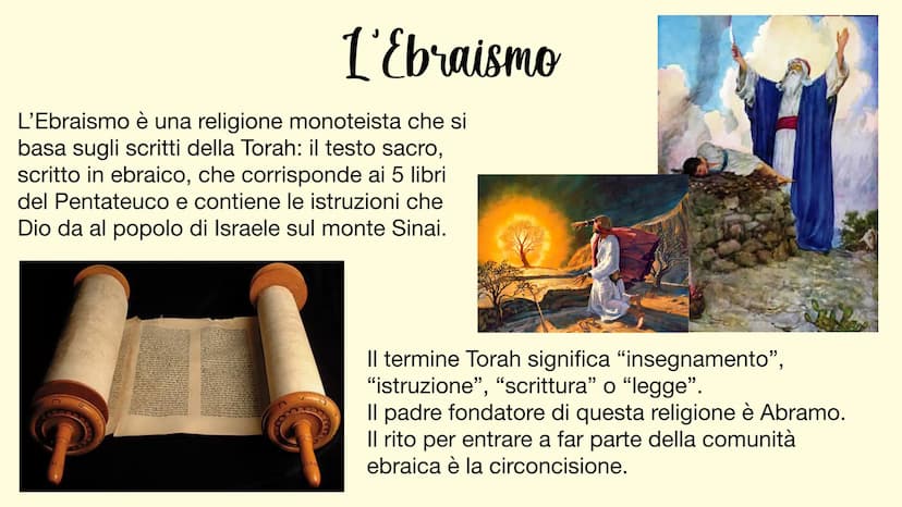 le Religioni le Cristianesimo
Il Cristianesimo è una religione monoteista il cui fondatore è
Gesù, morto e risorto per la salvezza dell'uman