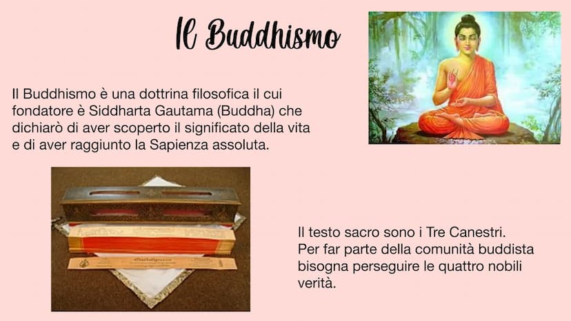 le Religioni le Cristianesimo
Il Cristianesimo è una religione monoteista il cui fondatore è
Gesù, morto e risorto per la salvezza dell'uman