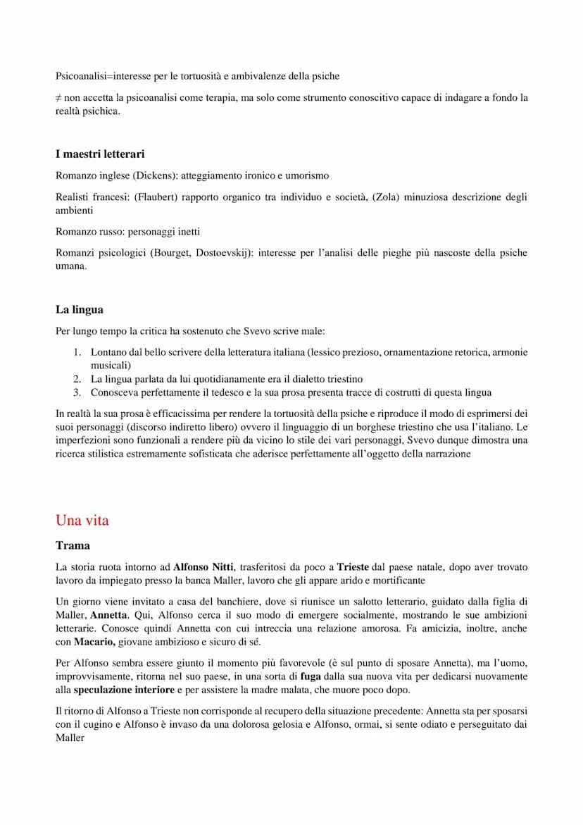 Italo Svevo
●
●
●
●
Nasce a Trieste da una famiglia borghese di origine ebrea
Conduce studi prevalentemente commerciali e studia la letterat