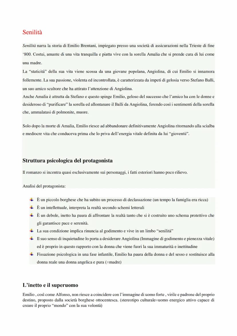 Italo Svevo
●
●
●
●
Nasce a Trieste da una famiglia borghese di origine ebrea
Conduce studi prevalentemente commerciali e studia la letterat