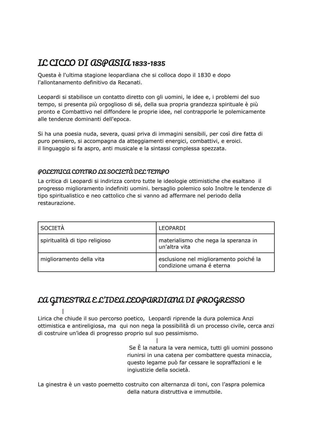 
<p>Il periodo dall'erudizione al bello del 1816 fino alla grande crisi del 1819 è ricco di esperimenti letterari: Idilli pastorali, e leggi