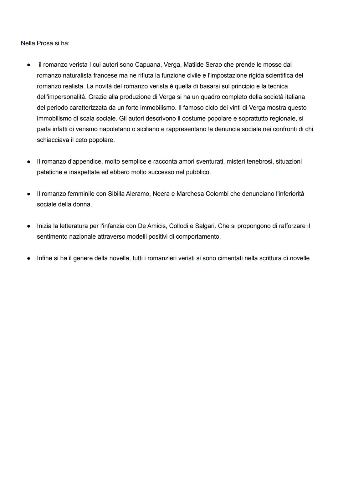 
<p>Il Naturalismo è una corrente letteraria che si sviluppa in Francia tra il 1870 e il 1890 circa, durante il periodo positivista. La corr