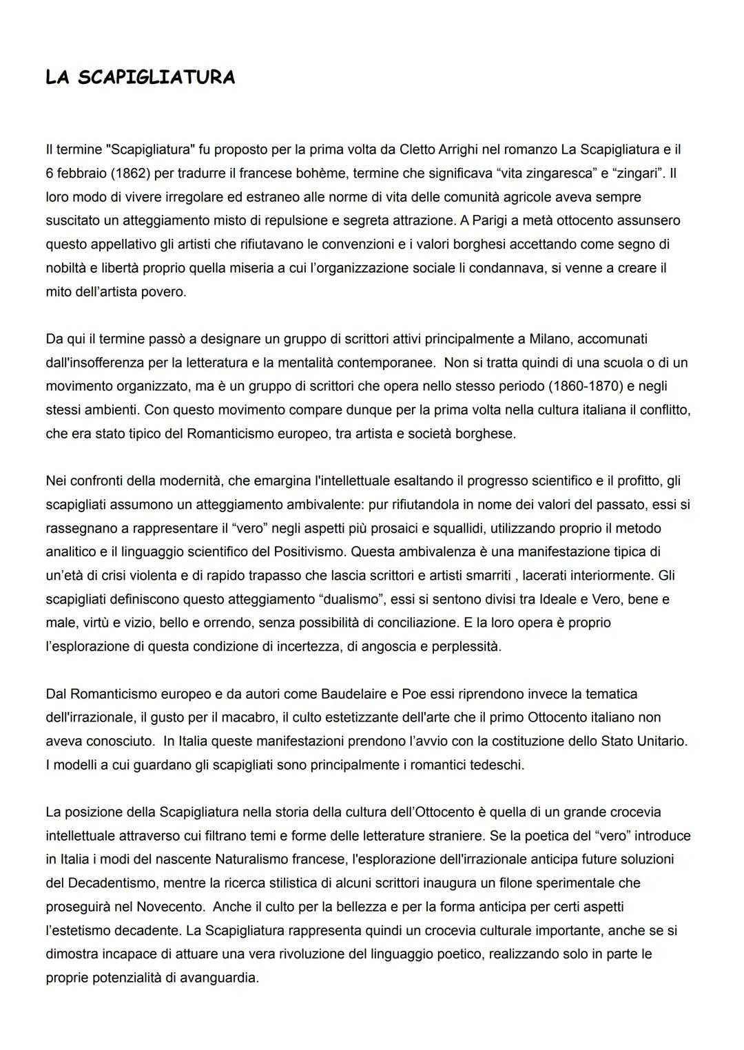 
<p>Il Naturalismo è una corrente letteraria che si sviluppa in Francia tra il 1870 e il 1890 circa, durante il periodo positivista. La corr