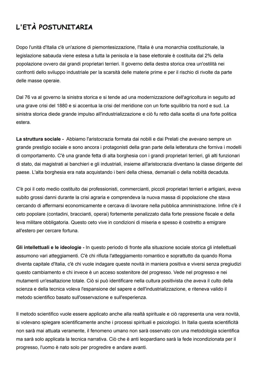 
<p>Il Naturalismo è una corrente letteraria che si sviluppa in Francia tra il 1870 e il 1890 circa, durante il periodo positivista. La corr