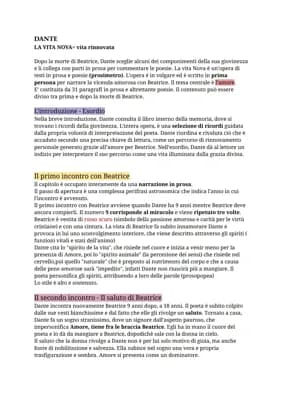 Know Dante VITA NOVA, analisi dei sonetti più importanti thumbnail