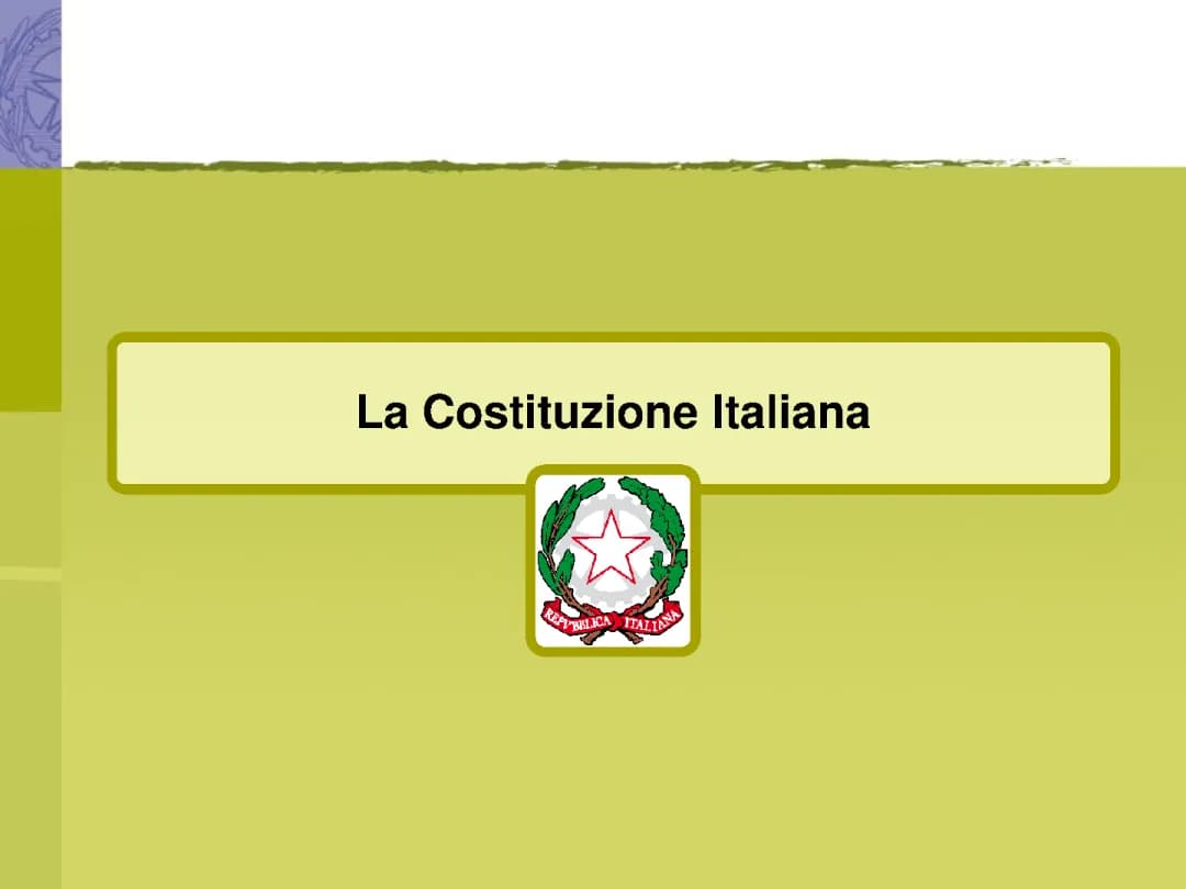 principi fondamentali della costituzione
