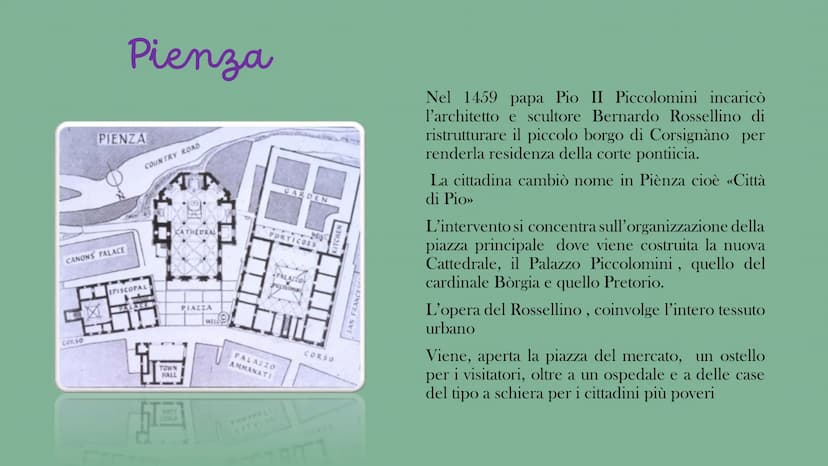 0
La città
ideale Cos'è la città ideale
Definito anche come tema utopico,quello della città ideale è un concetto di insediamento urbano che 
