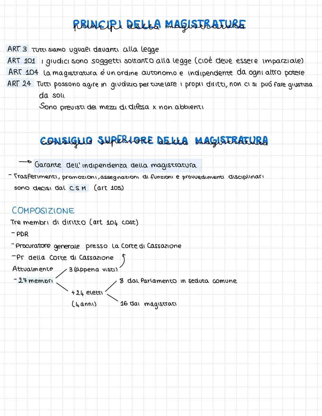 Prevista dalla II parte della costituzione, art. 101-113
Titolare della funzione esecutiva (= giudicare i conflitti applicando la legge)
FUN
