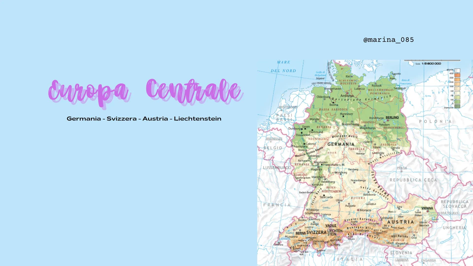 Europa Centrale
Germania - Svizzera - Austria - Liechtenstein
MARE
DEL NORD
AMSTERDAM
PAGESI
BASSI
BRUXELLES
BELGIO
70 laxar
Duisburg
LUSSEM