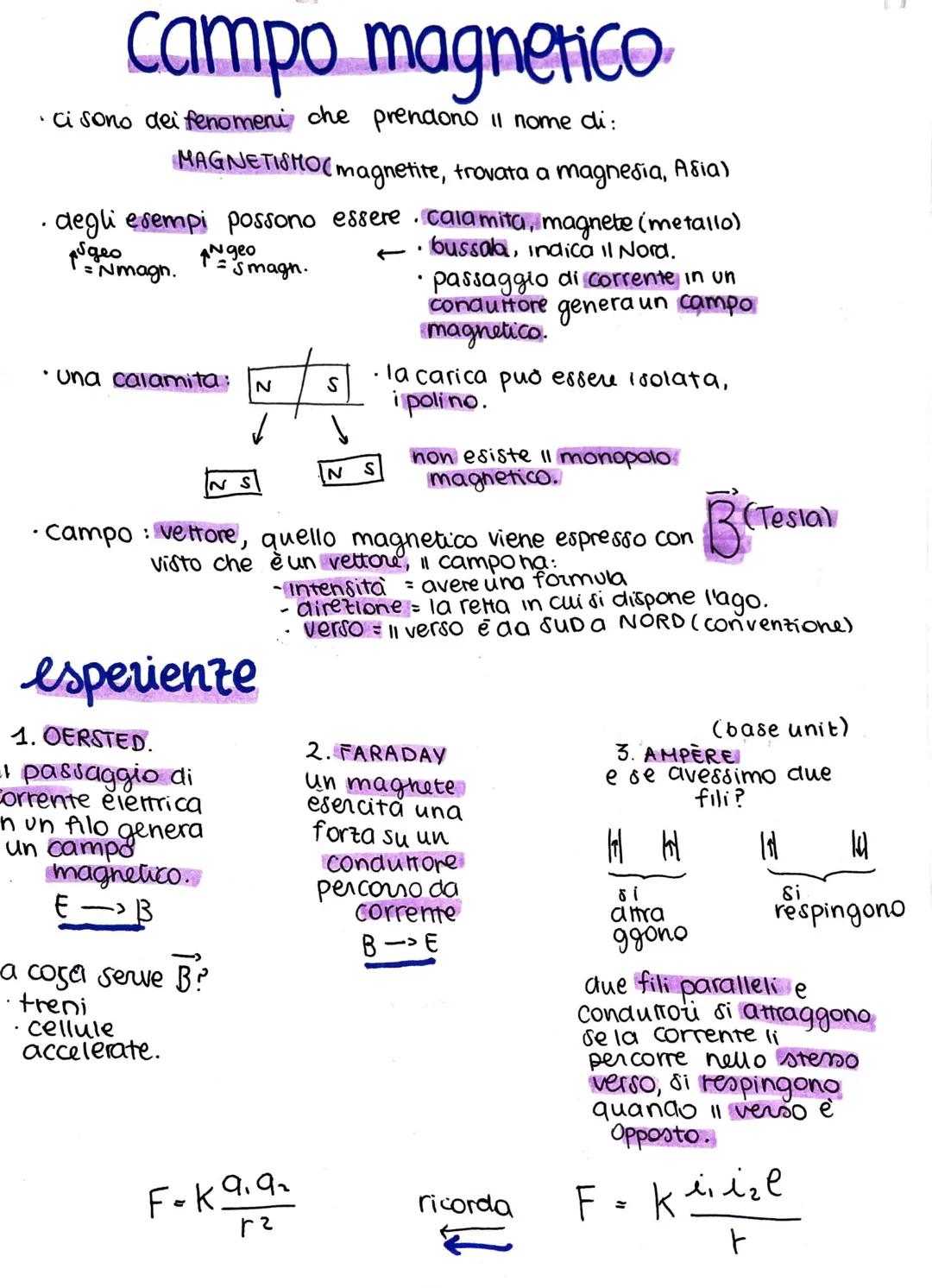 campo magnetico.
• ci sono dei fenomeni che prendono 11 nome di:
.
pugeo
MAGNETISHO( magnetite, trovata a magnesia, Asia)
calamita, magnete 