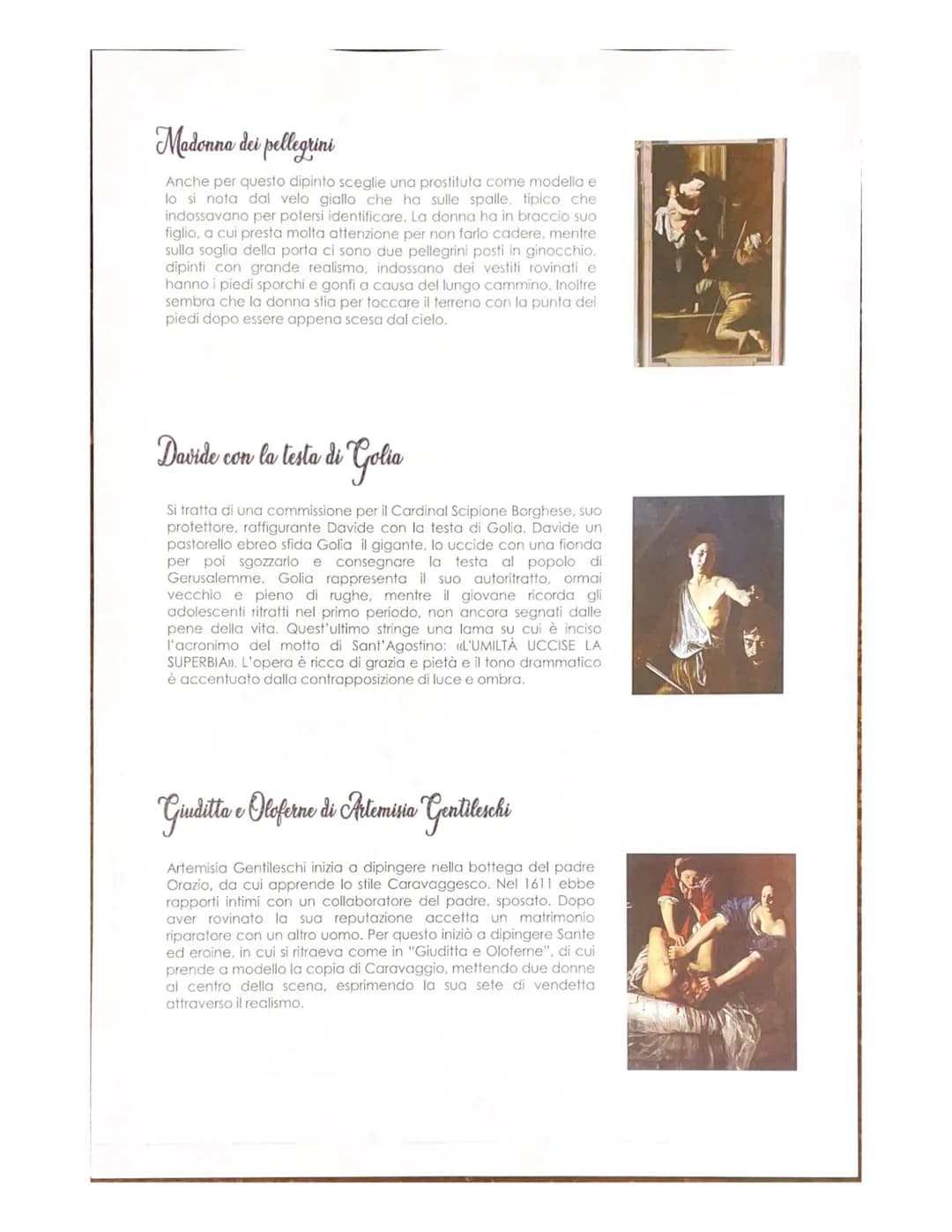 Caravaggio
Caravaggio è uno dei più grandi artisti di questo periodo e dà il via al realismo/naturalismo.
Rappresenta scene sacre con person