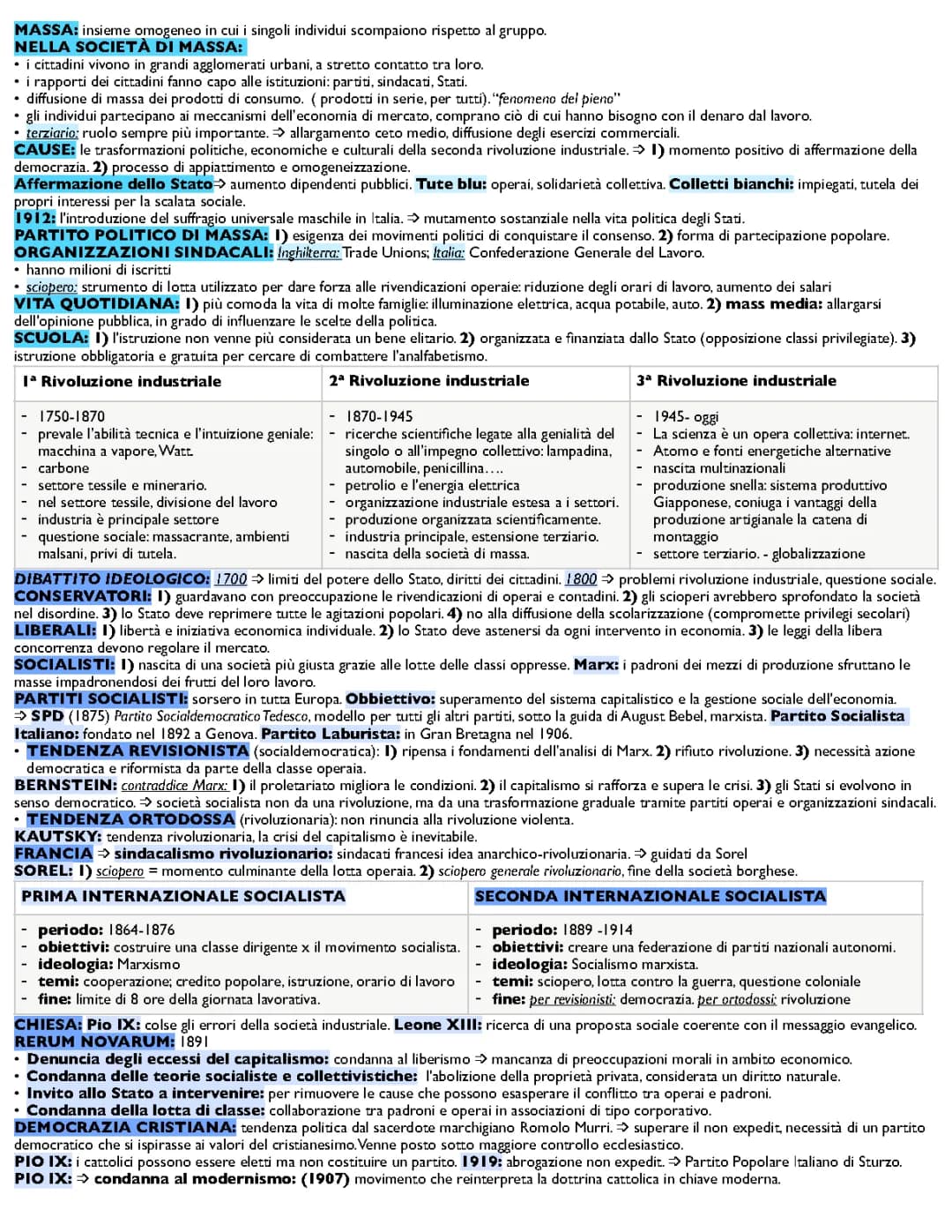 Seconda Rivoluzione Industriale: Riassunto e Schema, Età Giolittiana e Suffragio Universale