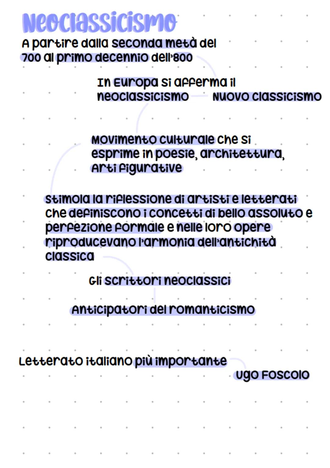 Neoclassicismo
A partire dalla seconda metà del
700 al primo decennio dell'800
In Europa si afferma il
neoclassicismo NUOVO Classicismo
Movi