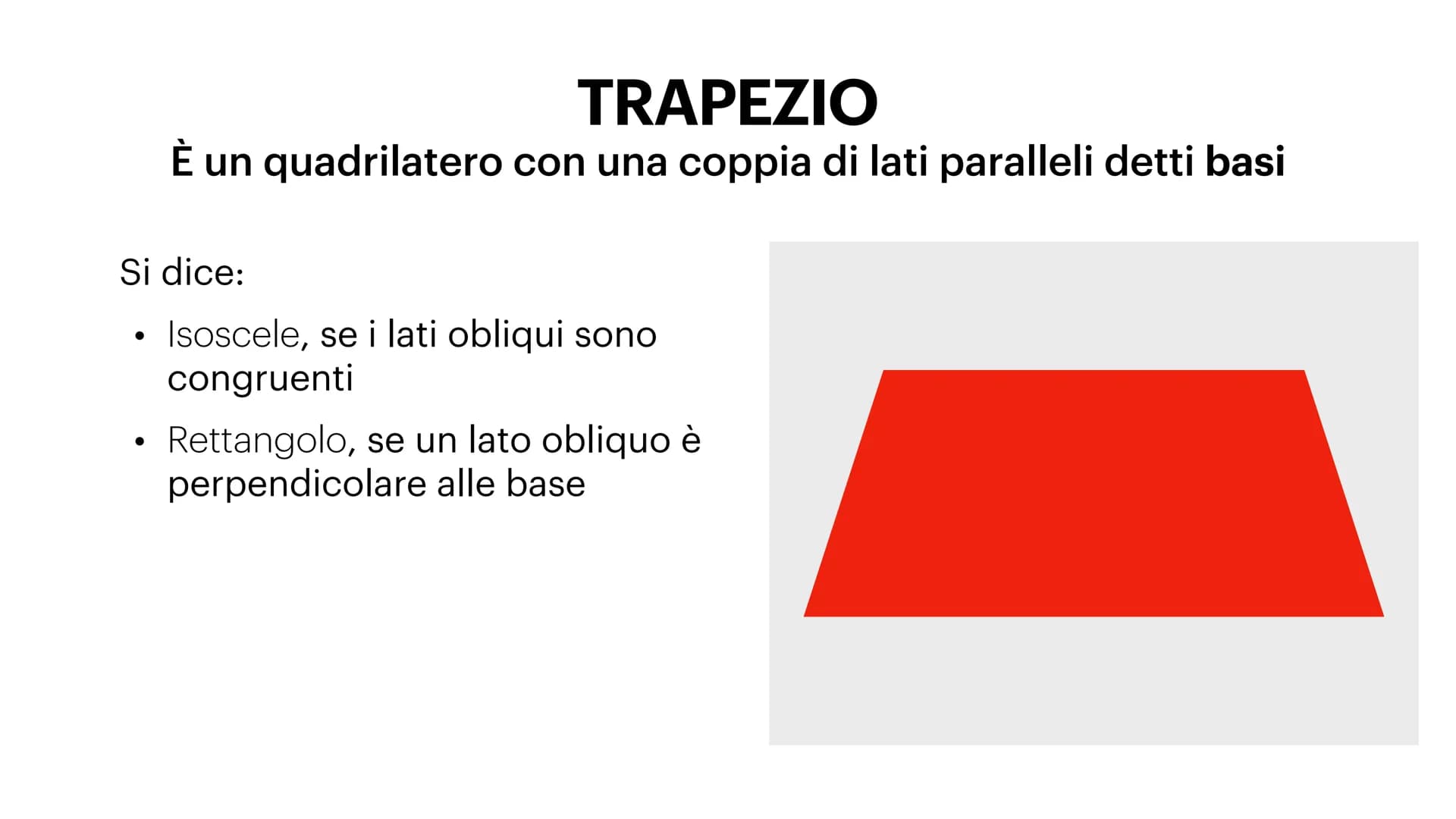 Tutto sui Quadrilateri: Trapezio Isoscele, Parallelogramma e Altri