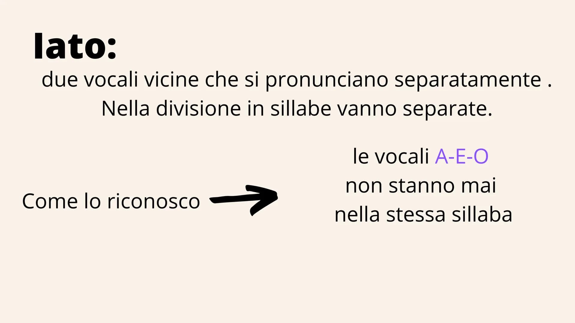 GRAMMATICA
Ripasso per verifica Dittongo:
gruppo di due vocali che appartengono ad una sola sillaba
(quindi non si dividono mai)
Come ricono