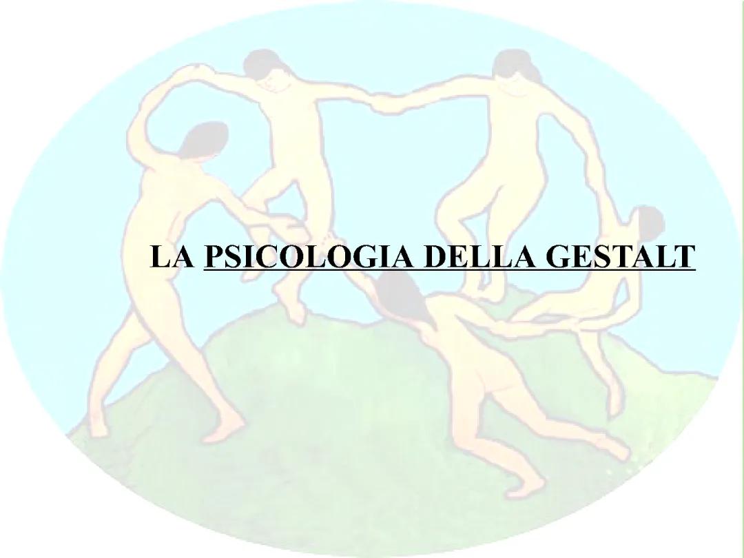 Psicologia della Gestalt o della forma 