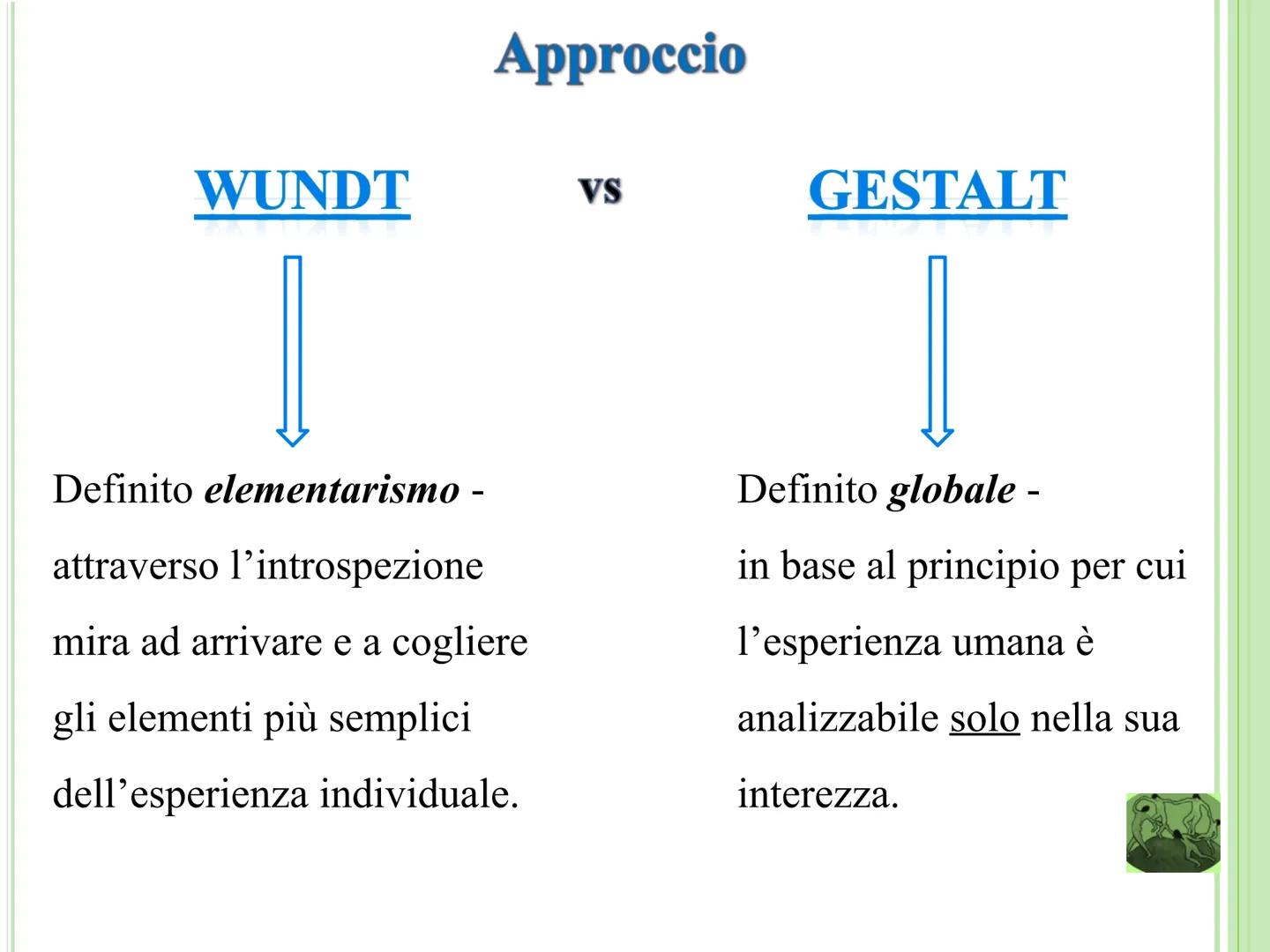 LA PSICOLOGIA DELLA GESTALT Psicologia della Gestalt o Psicologia della Forma
Nasce in Germania agli inizi del '900 dalle teorie di tre
rice