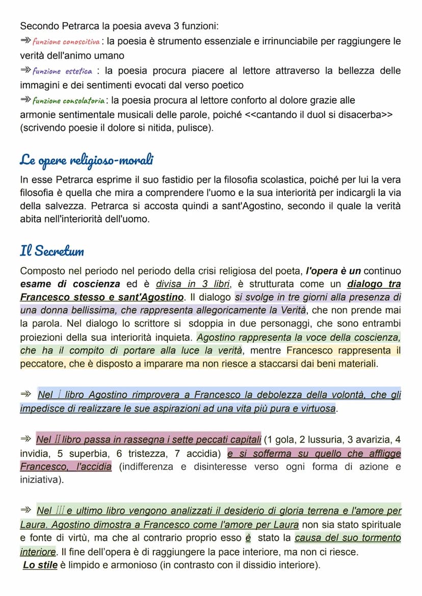 Francesco Petrarca
La Vita
Petrarca nacque ad Arezzo il 20 luglio 1304, da una famiglia borghese. Il padre era un
notaio, ed era stato esili