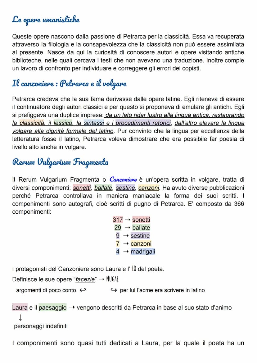 Francesco Petrarca
La Vita
Petrarca nacque ad Arezzo il 20 luglio 1304, da una famiglia borghese. Il padre era un
notaio, ed era stato esili