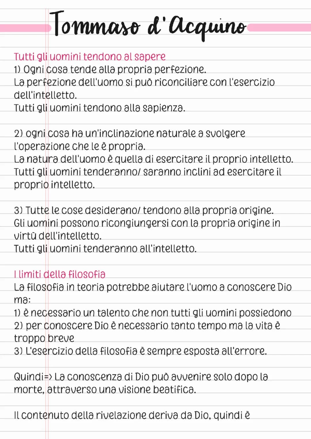 La filosofia di Tommaso d'Aquino: spiegato ai ragazzi! | Riepiloghi e risorse PDF