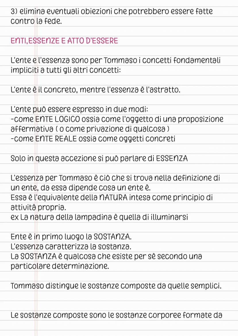 Tommaso d'Acquino
Tutti gli uomini tendono al sapere
1) Ogni cosa tende alla propria perfezione.
La perfezione dell'uomo si può riconciliare
