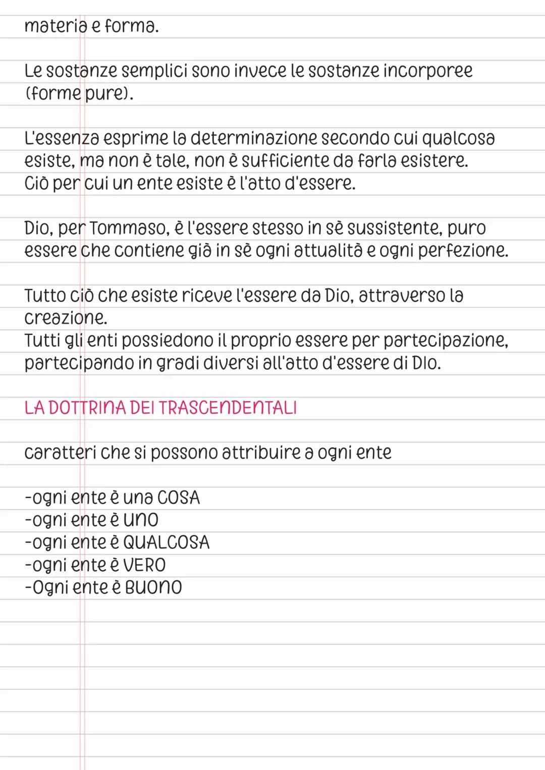 Tommaso d'Acquino
Tutti gli uomini tendono al sapere
1) Ogni cosa tende alla propria perfezione.
La perfezione dell'uomo si può riconciliare