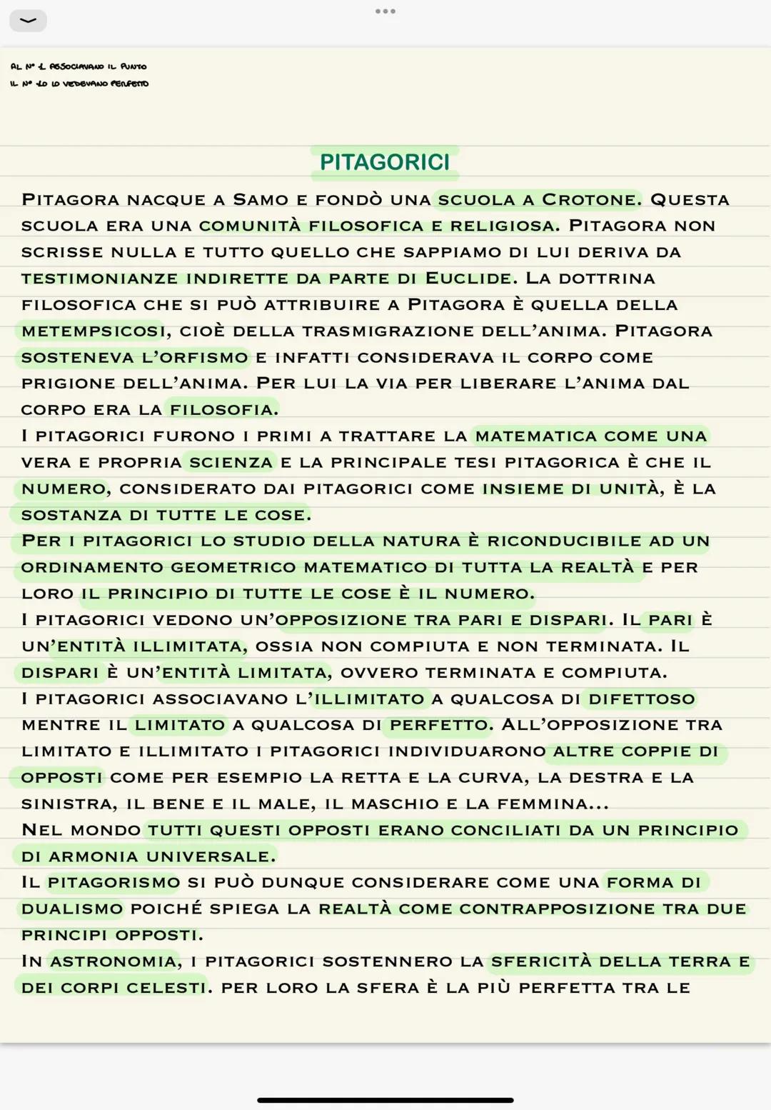 AL NOLASSOCIAVANO IL PUNTO
IL NO LO LO VEDEVANO PERFENTO
:
PITAGORICI
PITAGORA NACQUE A SAMO E FONDÒ UNA SCUOLA A CROTONE. QUESTA
SCUOLA ERA